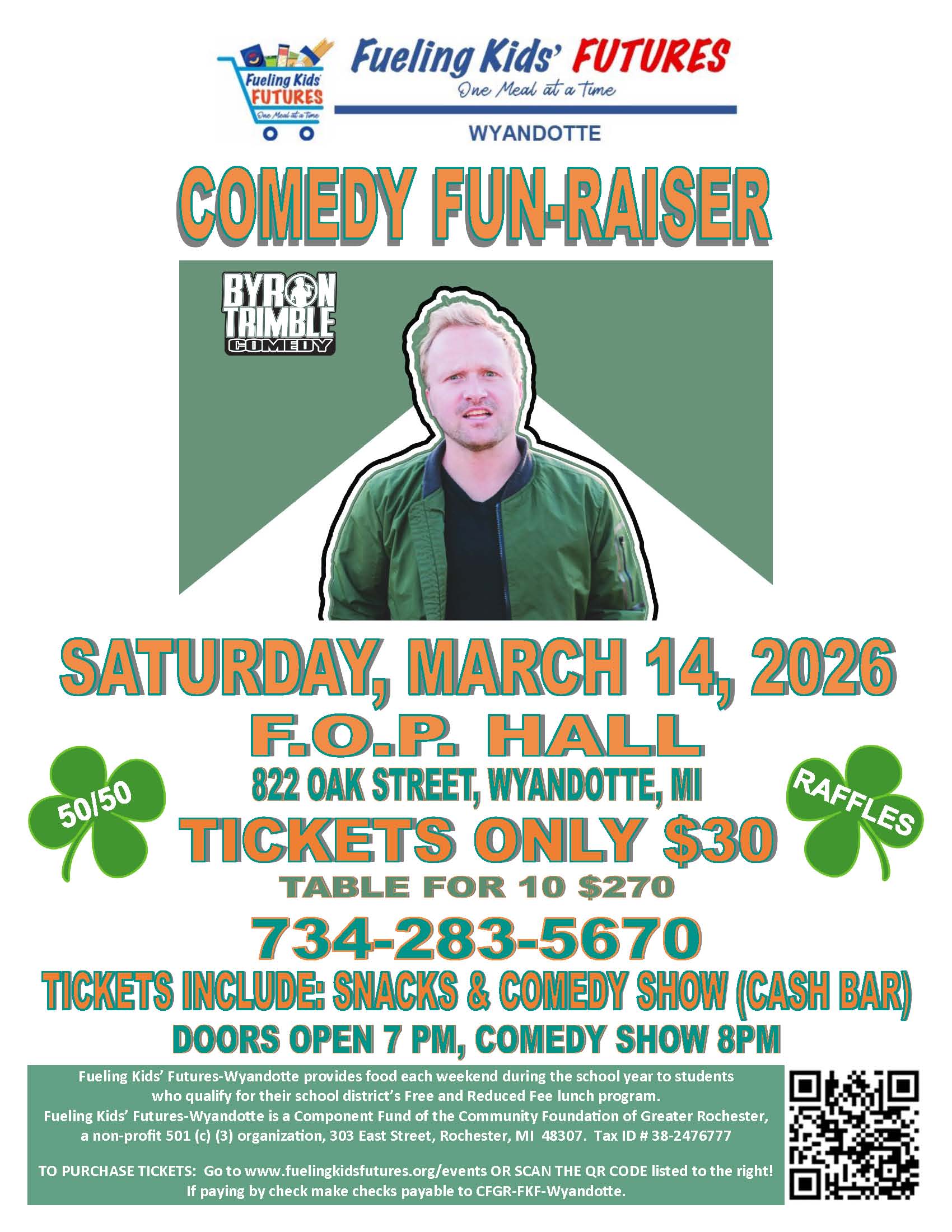 Wyandotte Comedy Night flyer